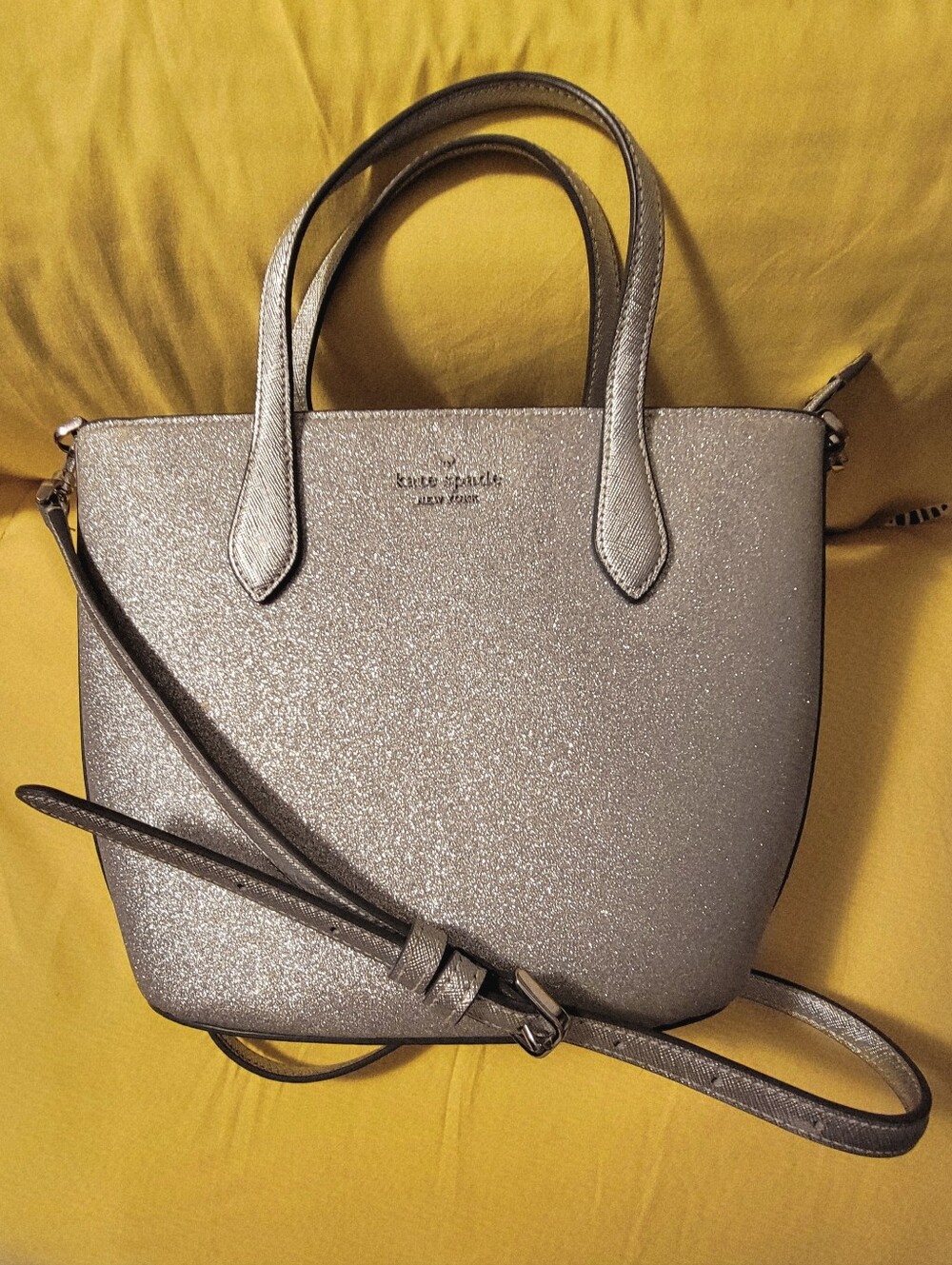 Kate Spade Glitter Glimmer Small Satchel Crossbody Purse - Like New!
